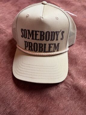 Somebody's Problem Tan Trucker Hat